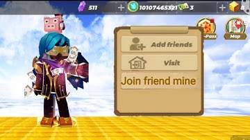 How to 100 % Join friend in mining Area. BMGo SkyBlock.