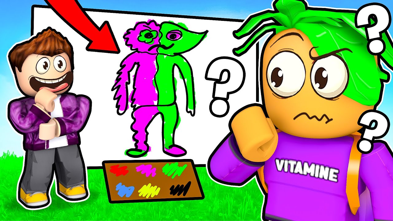 ERRATE MEINE ZEICHNUNG Spiel CHALLENGE in ROBLOX DOODLE TRANSFORM!? (UNMÖGLICH)