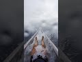 Would You Ride This Snowfall Water Slide? Extreme POV #pov #glassslide #gopro #water #waterpark