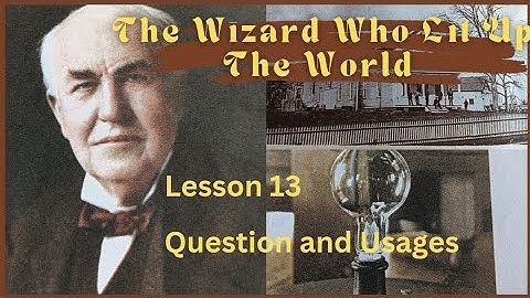 The Wizard Who Lit Up The World|Lesson 13|Class4 English|Question and answer|TS Gyan