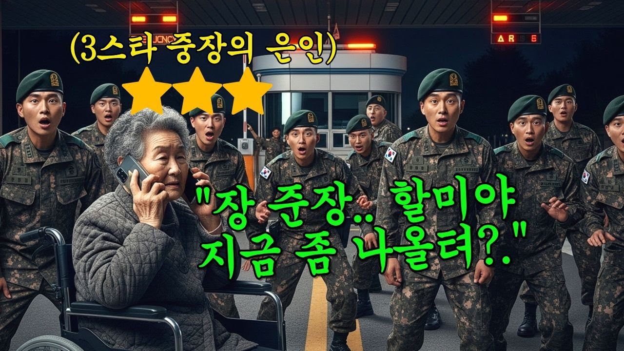 군대 폭행당한 손녀 면회 갔다가 대위의 면박으로 거부된 할머니가 중장에게 전화하자 부대는 뒤집어진다