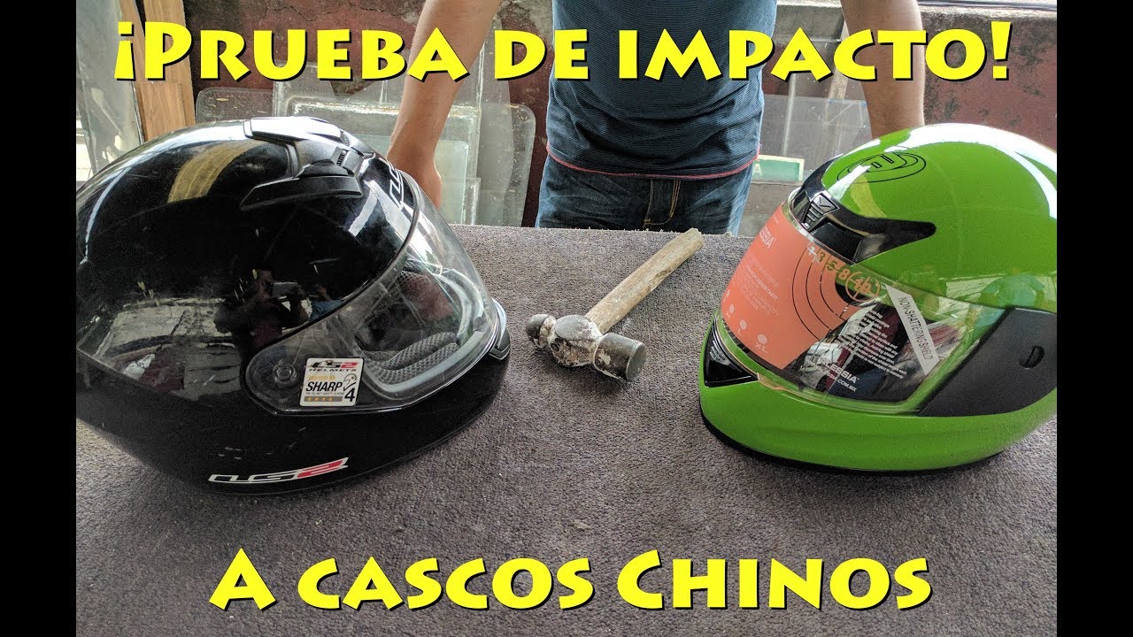 solo Asalto America Prueba de impacto a cascos Chinos - MotoVlog en Español - YouTube