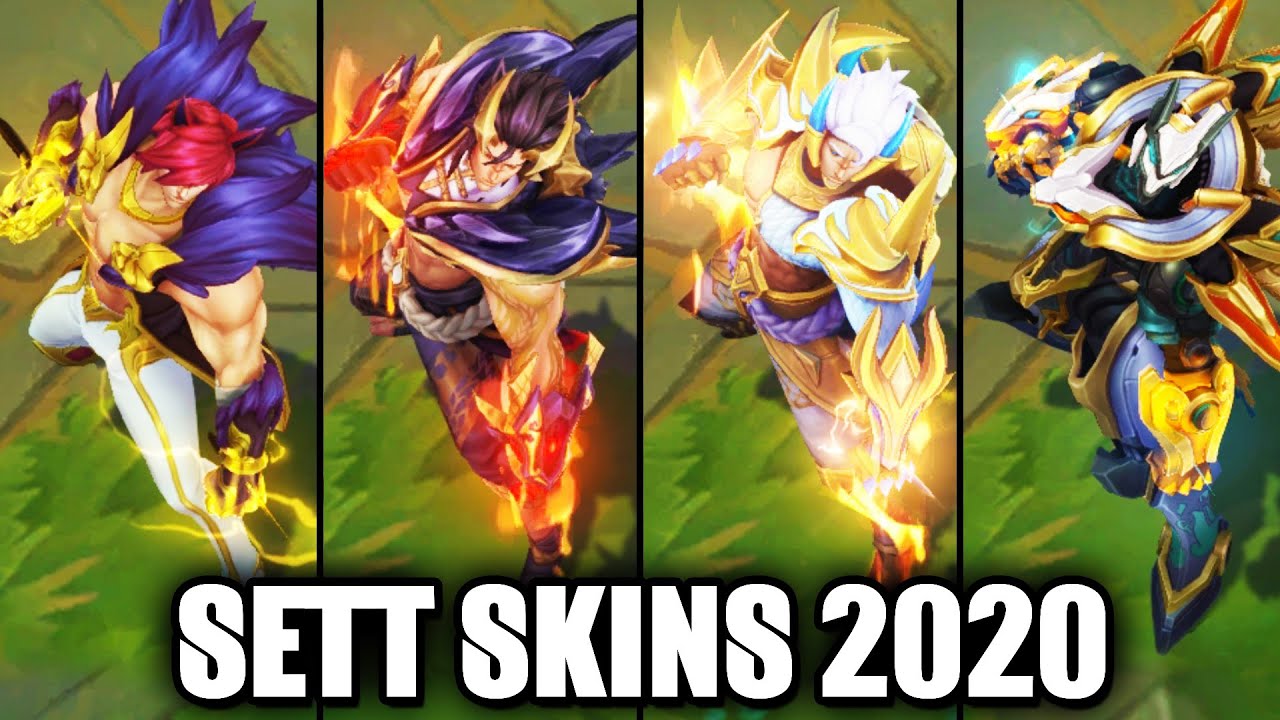 All Sett Skins Spotlight (League of Legends) - YouTube