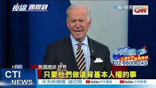 【整點精華】20210218 拜登上CNN有問必答 籲中國大陸尊重人權