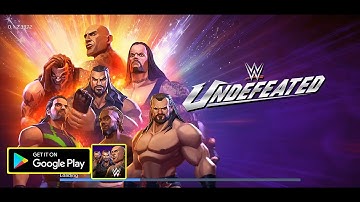 WWE Undefeated Gameplay/APK/First Look/New Mobile Game