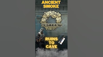 БАЗОВЫЙ СМОУК КЕЙВ С РУИН | ANCIENT | CS 2 #cs  #cs2  #smokeancient  #ancient