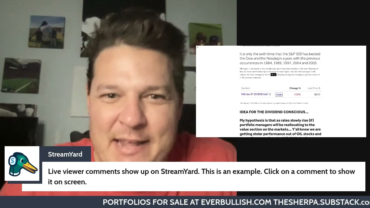 January 2nd- $CPE, $DVN, $LABU and $FB? LETS KILL IT THIS YEAR. Portfolios for sale!