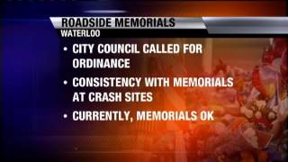 Waterloo Seeks Guidelines for Roadside Memorials