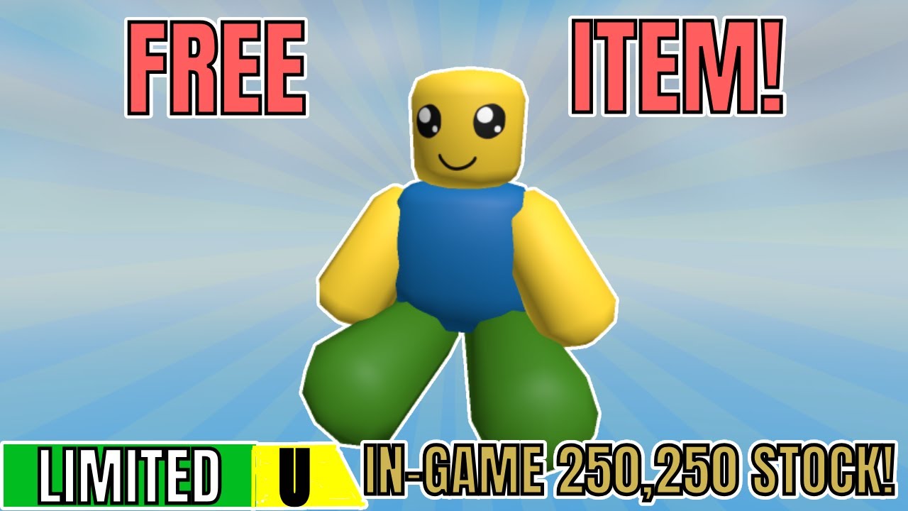 LIMITED STOCK] *FREE ITEM* How To Get CUTE NOOB PLUSHIE [LEFT