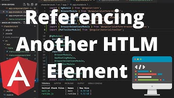 How to Reference Another HTML Element in Angular - Character Counter App