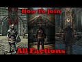 Skyrim - How To Join All Factions