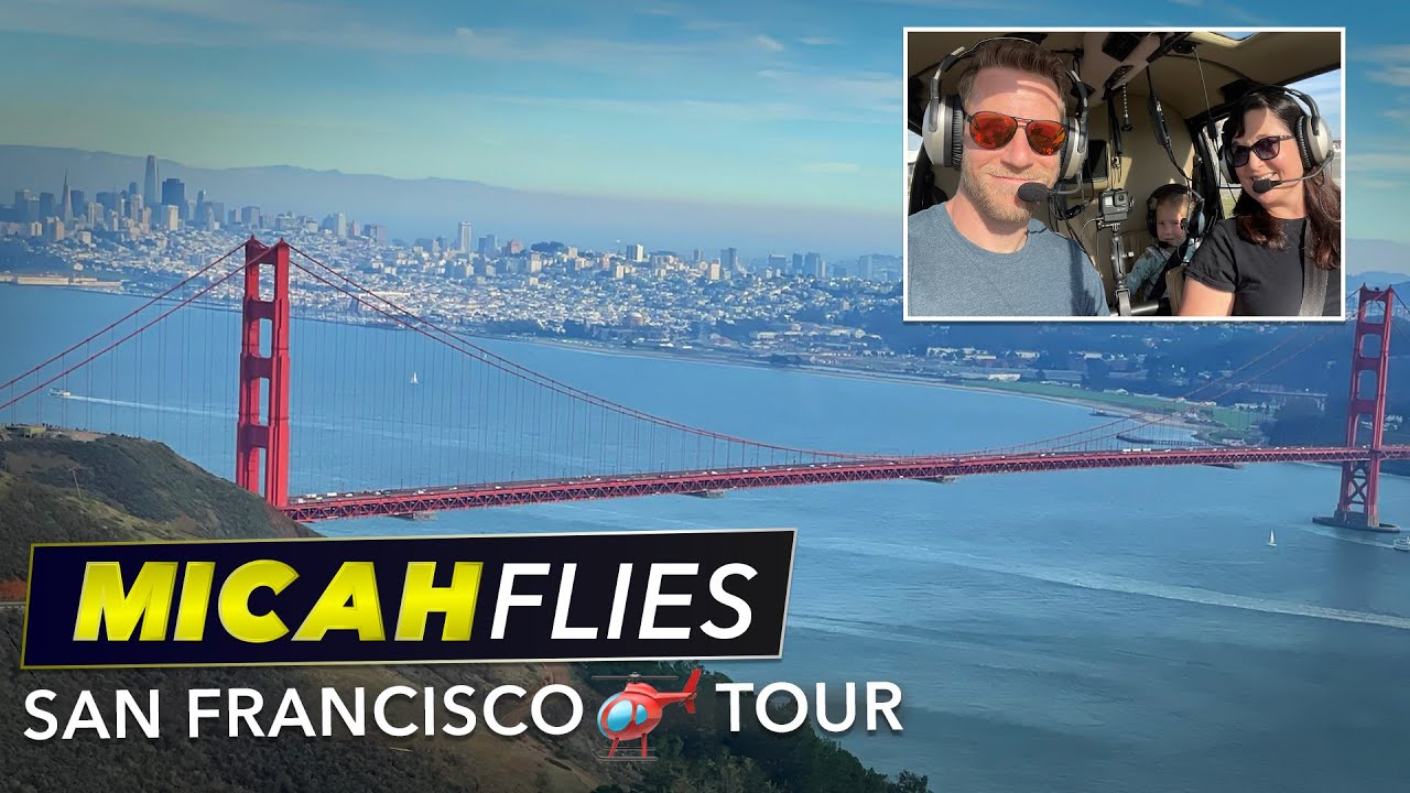 Flying Around San Francisco in our Helicopter