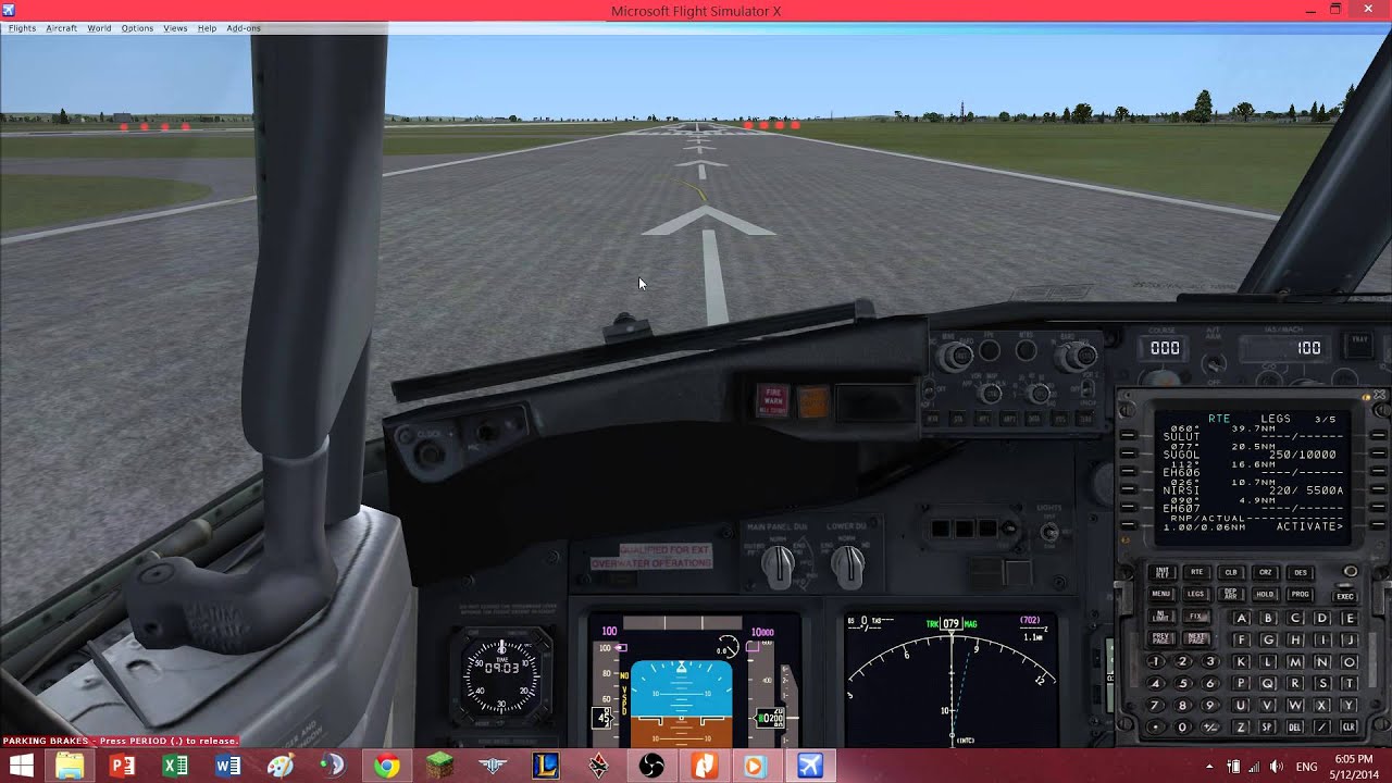 PMDG 737 NGX : Tutorial 1 Playthrough part 1 FMC Programming - YouTube
