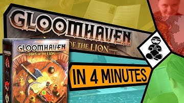 Gloomhaven Jaws of the Lion - How to Play in only 4 minutes - BoardgameNinja