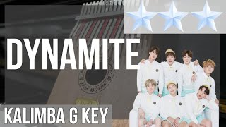 How to play Dynamite (Hard) by BTS on Kalimba (Tutorial)