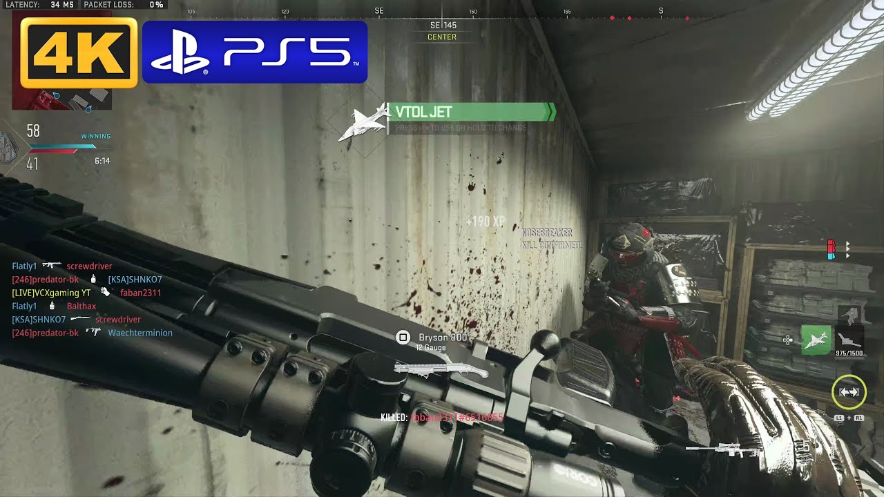 Sniper Streaks on Shipment Map! | Call of Duty Modern Warfare 2 PS5 4K Gameplay