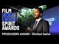 Shrihari Sathe wins the Producers Award | 2019 Spirit Awards