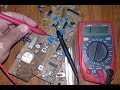 How to check _ Test circuit board PCB electronics component using multimeter  practicaly