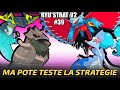 MA POTE TESTE LA STRATÉGIE POKÉMON POUR LA PREMIÈRE FOIS (elle joue trop bien)!! Ryu'Strat V2 #39