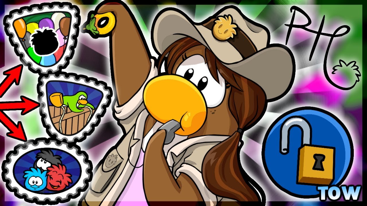 🦚 How To Get 3 Puffle Stamps + Code  Ph Visiting! 🔐 | Club Penguin Rewritten