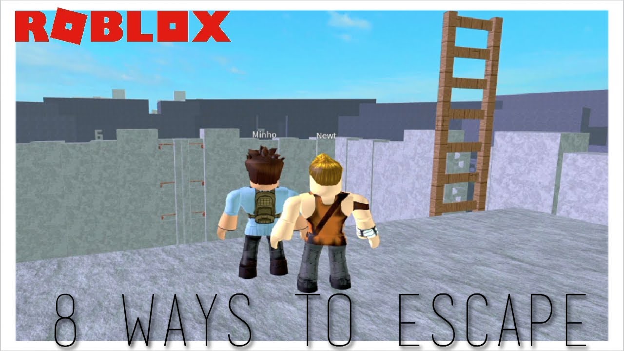 8 Ways To Escape The Maze Runner Roblox Edition Youtube - how to escape the maze in the labyrinth roblox