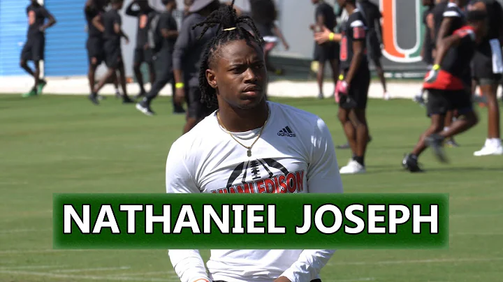 Edison 2023 WR Nathaniel Joseph at Miami 7-on-7 To...