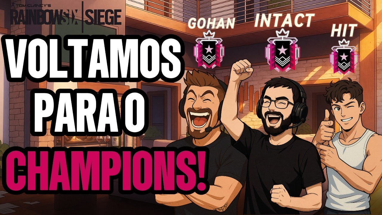 VOLTAMOS PARA O CHAMPIONS! Ft. Hit e Gohan - [Rainbow Six Siege] - YouTube