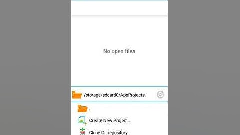 How to create an android app in Android Phone using AIDE