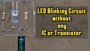 Simple LED Blinking Circuit without any IC or Transistor @SL_Tech_Inside #electronic #circuitdesign