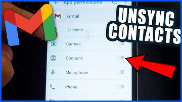 Contacten loskoppelen van een Google-account (Gmail)
