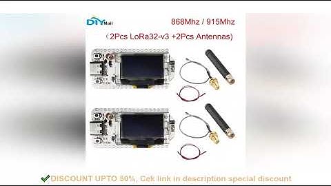 2Sets Wifi BLE LoRa32 V3 ESP32-S3 Node Development Board 0.96 OLED SX1262 LoRa 32 IoT Dev Board 868M