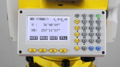 setting out with resection by total station. find unknown point  form two known point.