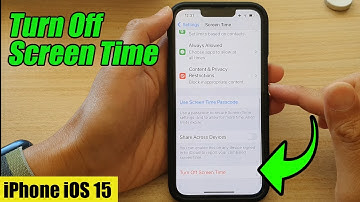 iPhone 13/13 Pro: How to Turn Off Screen Time