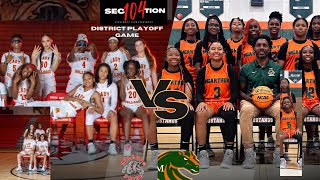 Tuesday Night Girls District Playoff Matchup South Broward vs McArthur Mustangs