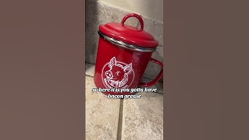 Elevate Your Meals with Bacon Grease! Check Out This Must-Have Container
