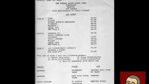 Difford & Tilbrook - The Robert Klein Radio Show - July 19, 1981