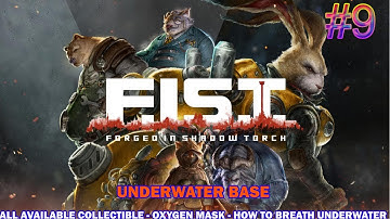 Forged In Shadow Torch walkthrough #9 - Underwater base all available collectibles - How to dive