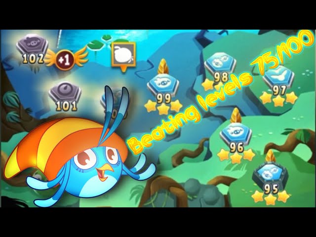 Angry Birds Stella POP Bubble Shooter Level 123 - Walkthrough, No Boosters  