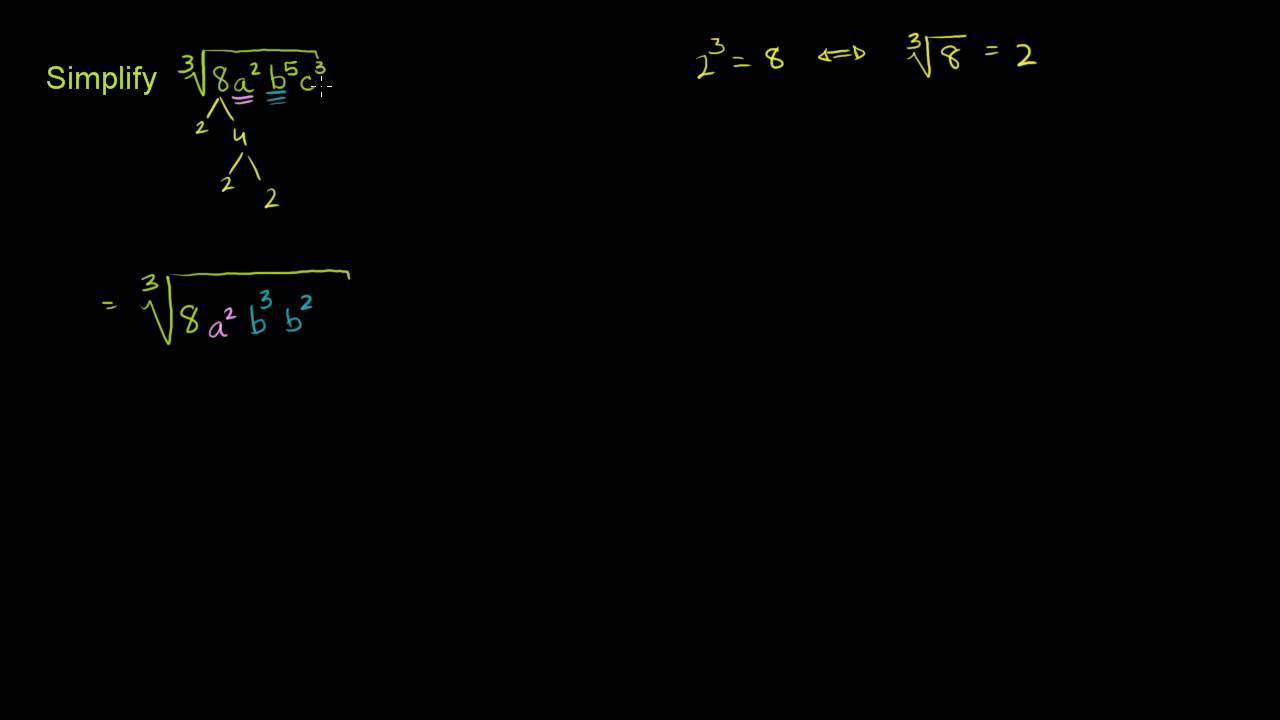 Applications of Simplifying Radical Expressions