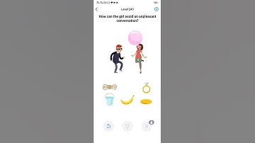 Easy game level 243 how can girl avoid an unpleasant conversation