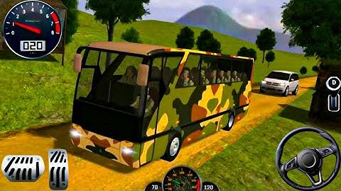 US Army Bus Driving Simulator | Military Squad Transport Mission 3D | Android Gameplay 