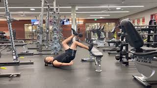 90/90 glute hamstring March