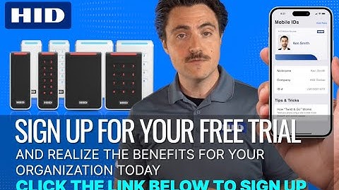 Enjoy a free trial of HID Origo—and get an HID Signo reader!