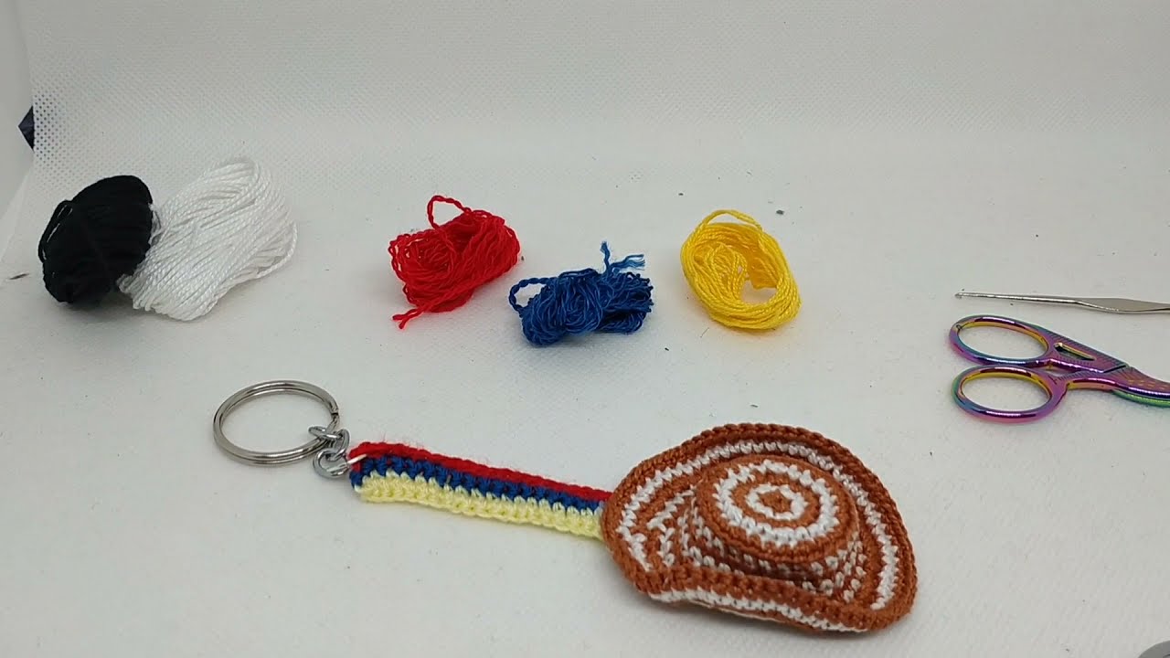 Tutorial sombrero vueltiao. Llavero VIDEO 1