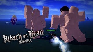 Soloing Horde - Attack on Titan: Freedom War [Beta] (Roblox)