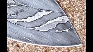 Forging A Super Sharp Damascus Power Core Knife