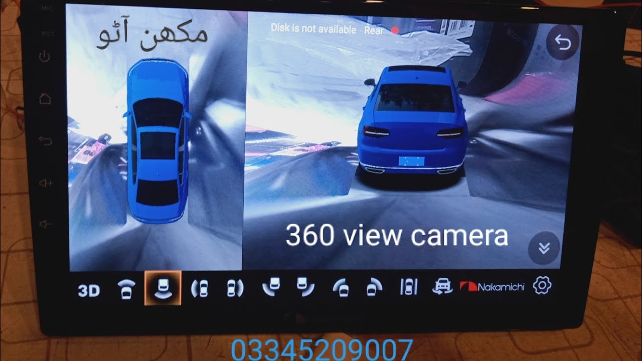 Nakamichi 5710 360 view camera complete wirenng setting 