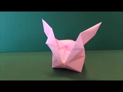 ふうせんうさぎ 折り紙 Round Rabbit Origami Youtube