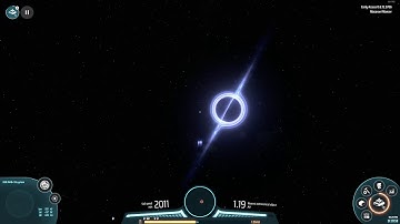 Dyson Sphere Program: Black hole flyby