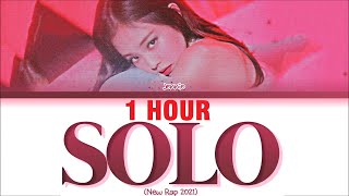 [1 HOUR] JENNIE - "SOLO" (NEW RAP 2021 Remix) (Color Coded Lyrics 가사)